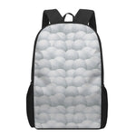 Big Golf Ball Pattern Print 17 Inch Backpack