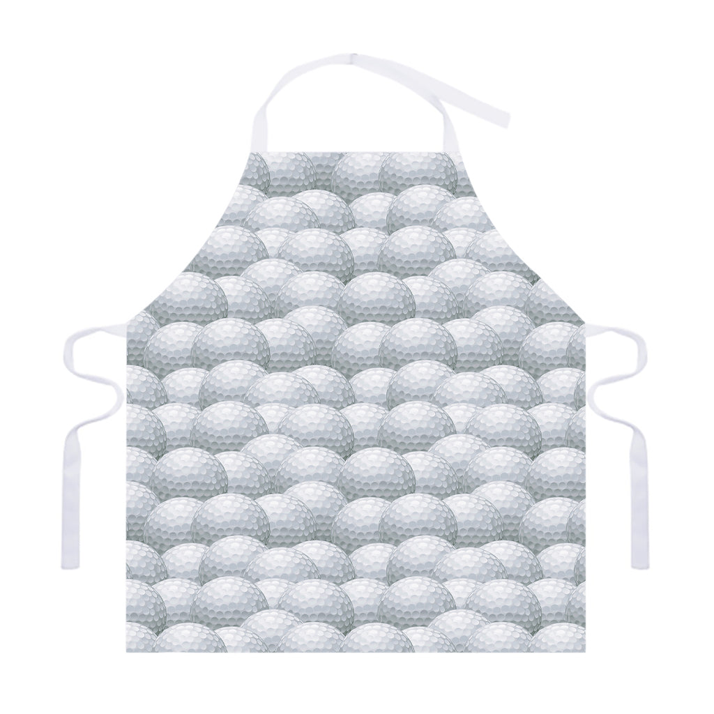 Big Golf Ball Pattern Print Adjustable Apron