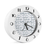Big Golf Ball Pattern Print Alarm Clock