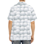 Big Golf Ball Pattern Print Aloha Shirt