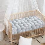 Big Golf Ball Pattern Print Baby Crib Sheet