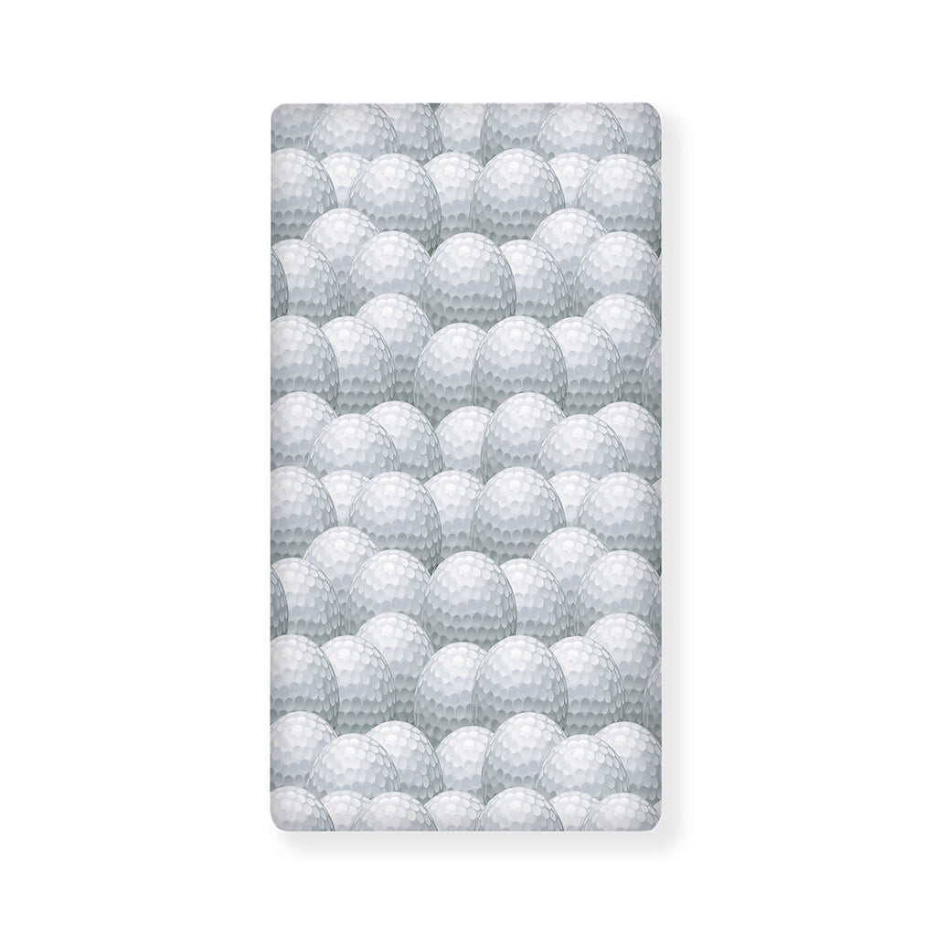 Big Golf Ball Pattern Print Baby Crib Sheet