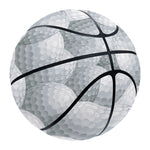 Big Golf Ball Pattern Print Basketball