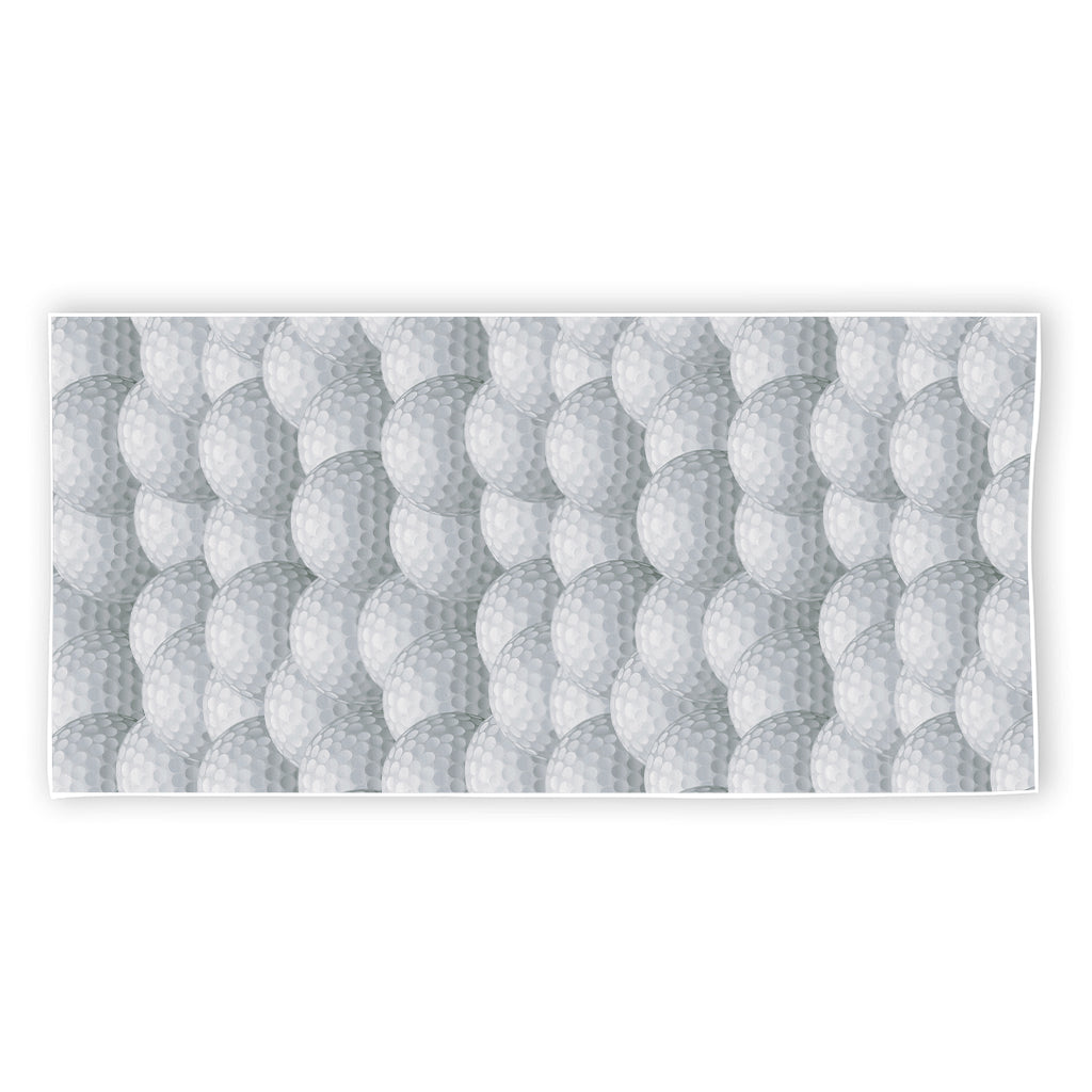 Big Golf Ball Pattern Print Beach Towel