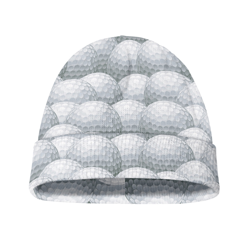 Big Golf Ball Pattern Print Beanie