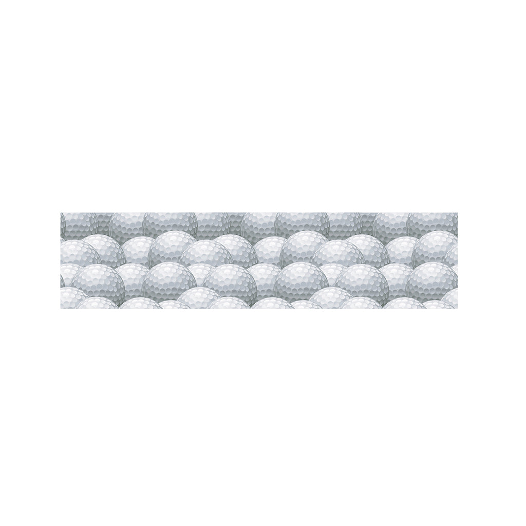 Big Golf Ball Pattern Print Bed Runner
