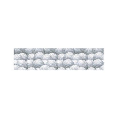 Big Golf Ball Pattern Print Bed Runner
