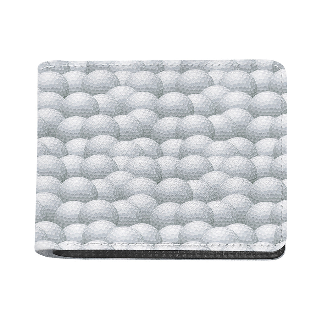 Big Golf Ball Pattern Print Bifold Wallet