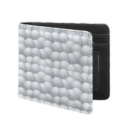 Big Golf Ball Pattern Print Bifold Wallet