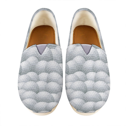 Big Golf Ball Pattern Print Casual Shoes