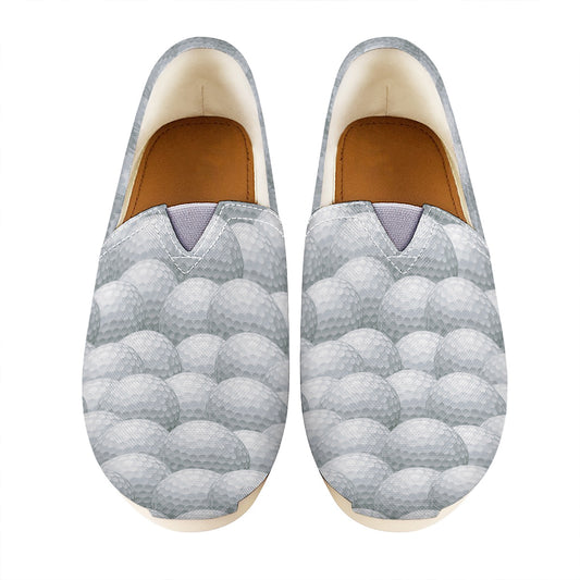 Big Golf Ball Pattern Print Casual Shoes