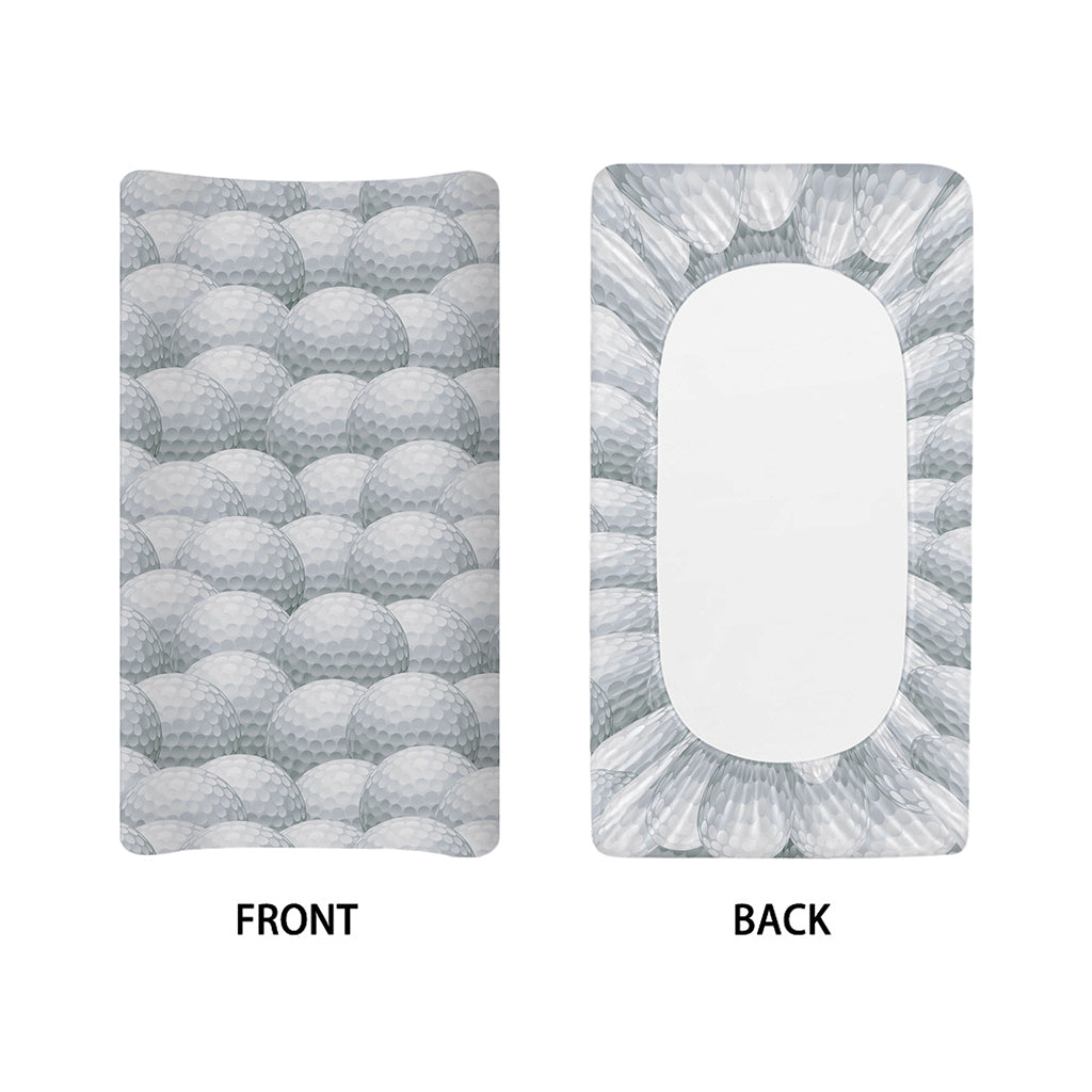 Big Golf Ball Pattern Print Changing Pad Cover