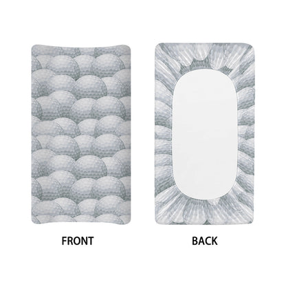 Big Golf Ball Pattern Print Changing Pad Cover