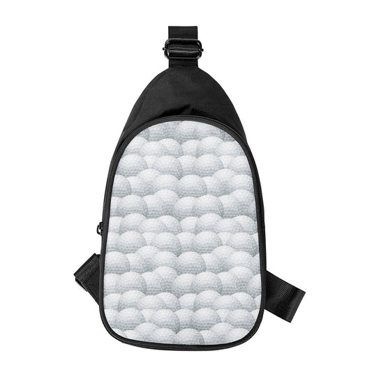 Big Golf Ball Pattern Print Chest Bag