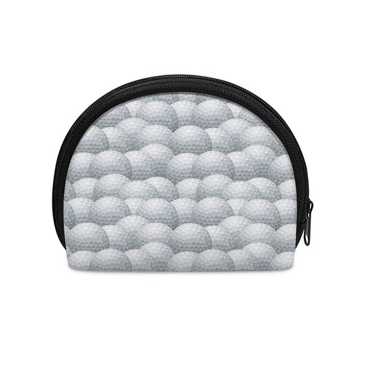 Big Golf Ball Pattern Print Coin Purse