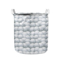 Big Golf Ball Pattern Print Collapsible Laundry Basket