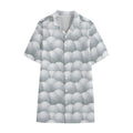 Big Golf Ball Pattern Print Cotton Hawaiian Shirt