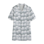 Big Golf Ball Pattern Print Cotton Hawaiian Shirt