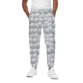 Big Golf Ball Pattern Print Cotton Sweatpants