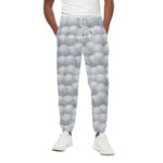Big Golf Ball Pattern Print Cotton Pants