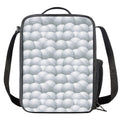 Big Golf Ball Pattern Print Crossbody Lunch Bag