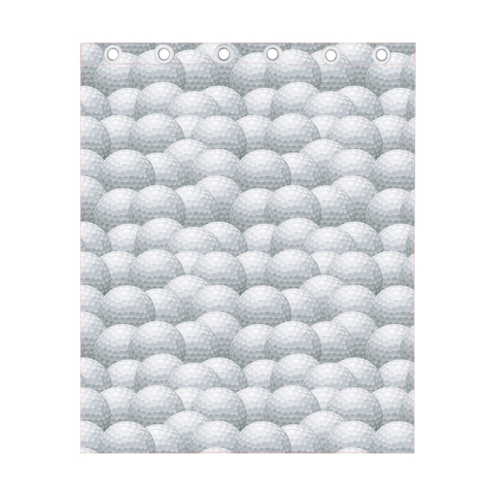 Big Golf Ball Pattern Print Curtain