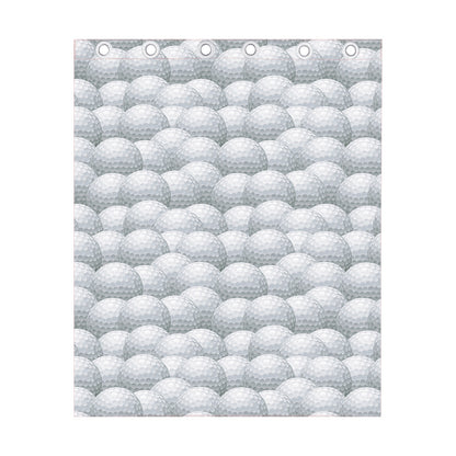 Big Golf Ball Pattern Print Curtain