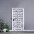 Big Golf Ball Pattern Print Door Sticker
