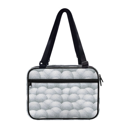 Big Golf Ball Pattern Print Double Strap Bible Bag