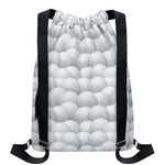 Big Golf Ball Pattern Print Drawstring Backpack