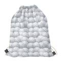 Big Golf Ball Pattern Print Drawstring Bag