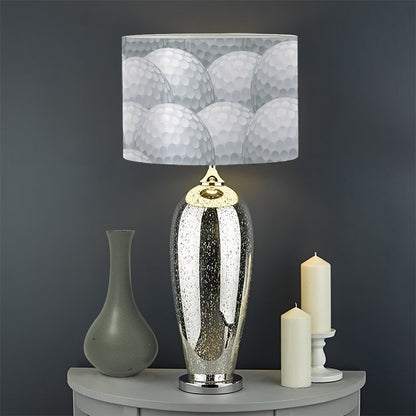 Big Golf Ball Pattern Print Drum Lamp Shade