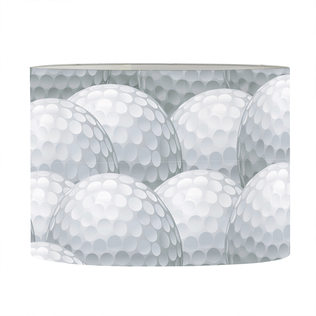 Big Golf Ball Pattern Print Drum Lamp Shade