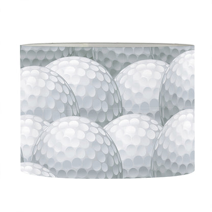 Big Golf Ball Pattern Print Drum Lamp Shade