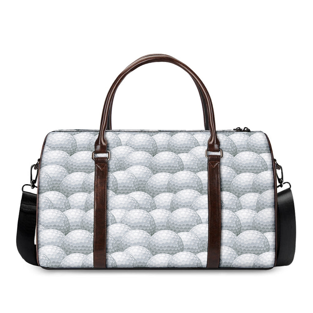 Big Golf Ball Pattern Print Duffle Bag