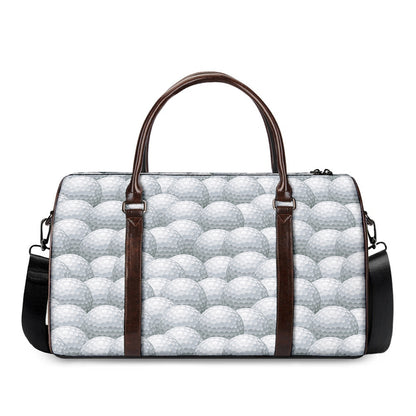 Big Golf Ball Pattern Print Duffle Bag