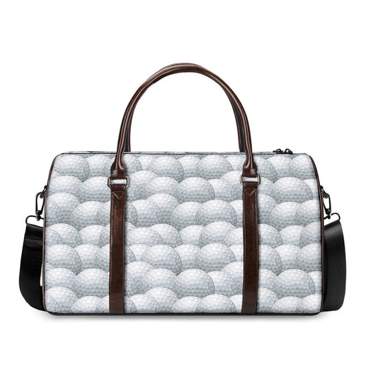 Big Golf Ball Pattern Print Duffle Bag