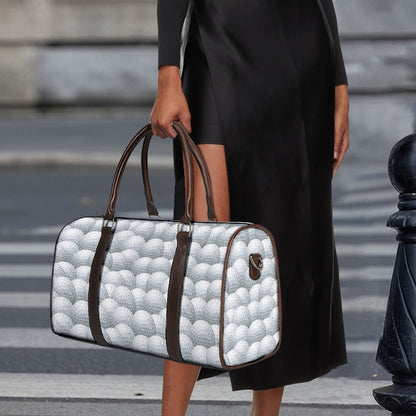 Big Golf Ball Pattern Print Duffle Bag