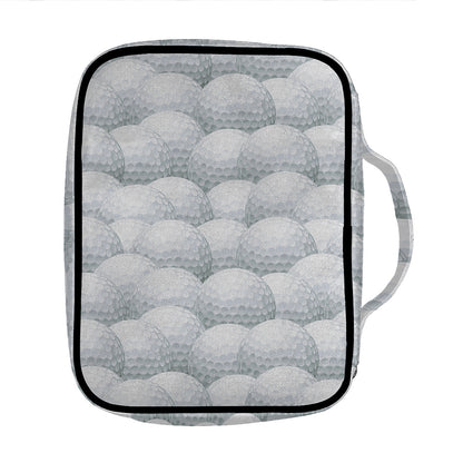 Big Golf Ball Pattern Print Front Pocket Bible Bag