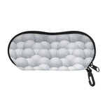 Big Golf Ball Pattern Print Glasses Case