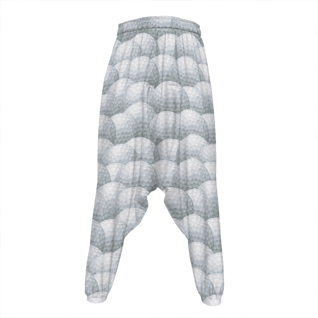 Big Golf Ball Pattern Print Hammer Pants