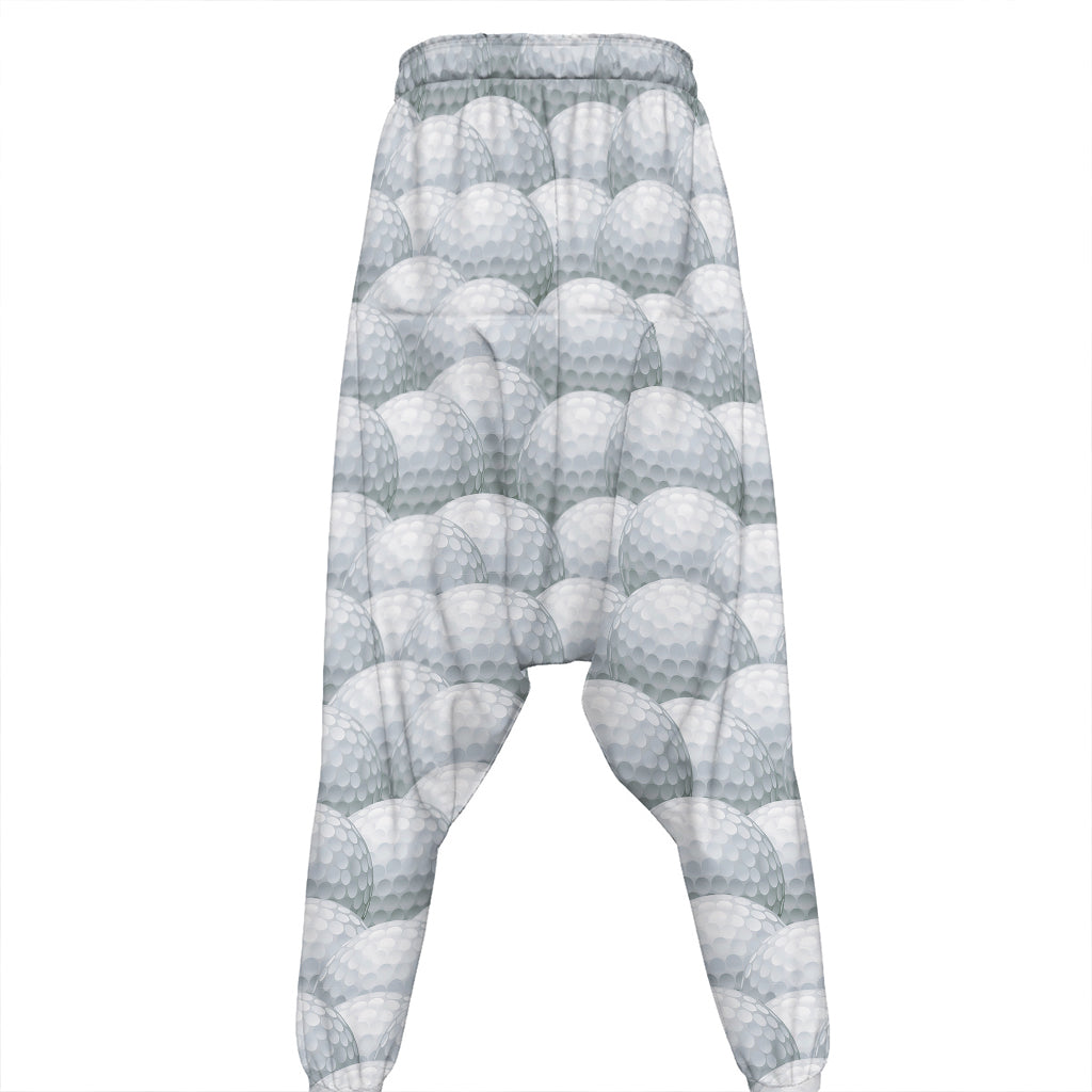 Big Golf Ball Pattern Print Hammer Pants
