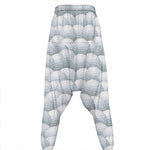 Big Golf Ball Pattern Print Hammer Pants