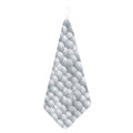 Big Golf Ball Pattern Print Hand Towel