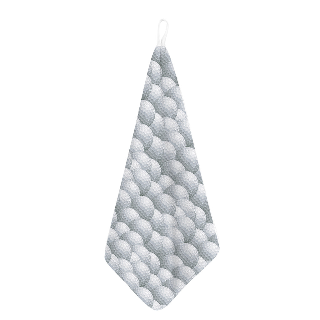 Big Golf Ball Pattern Print Hand Towel