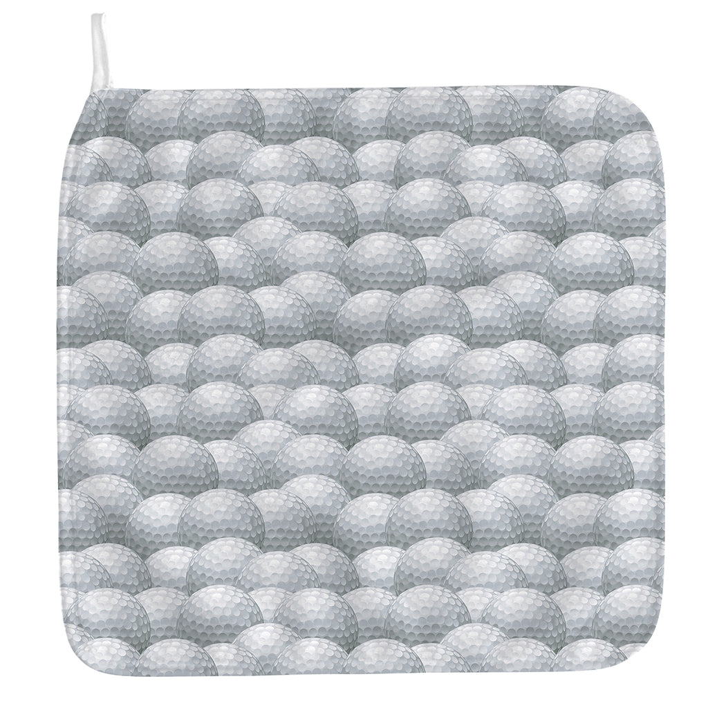 Big Golf Ball Pattern Print Hand Towel