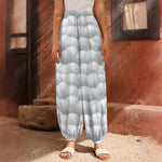 Big Golf Ball Pattern Print Harem Pants