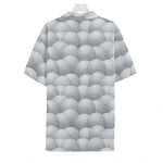 Big Golf Ball Pattern Print Hawaiian Shirt