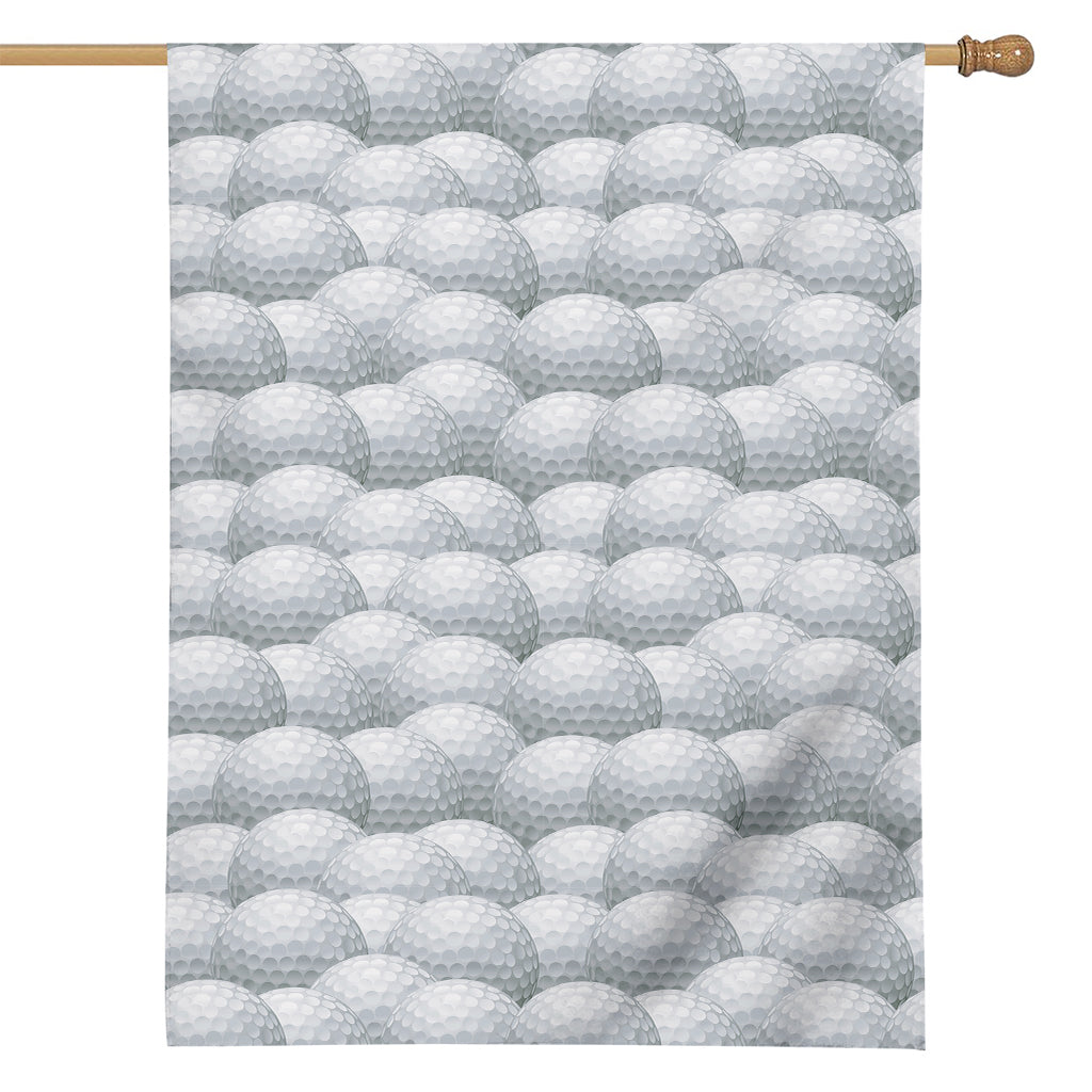 Big Golf Ball Pattern Print House Flag