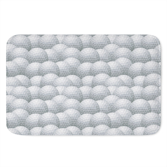 Big Golf Ball Pattern Print Indoor Door Mat